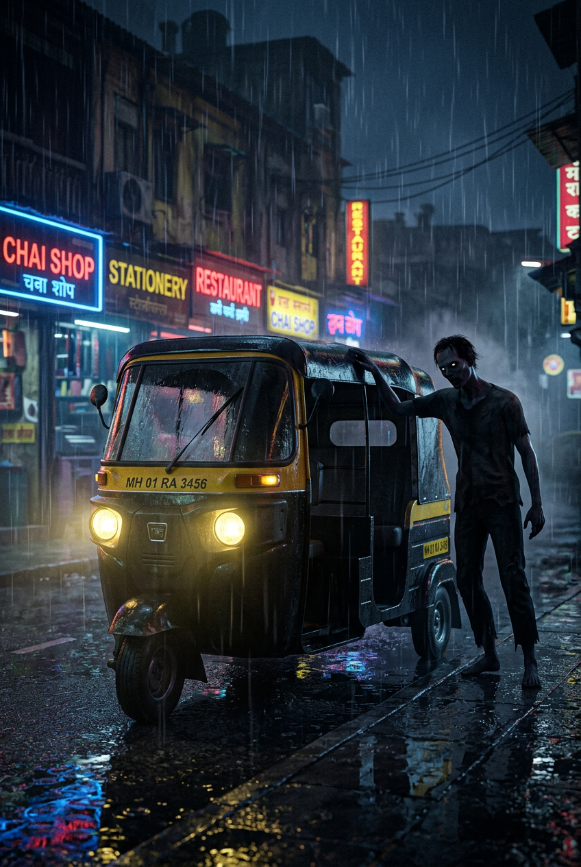 Autorickshaws, generated artwork